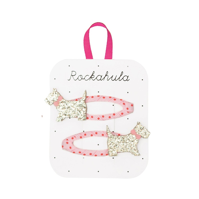 Spotty Scottie Dog Clips by Rockahula Kids