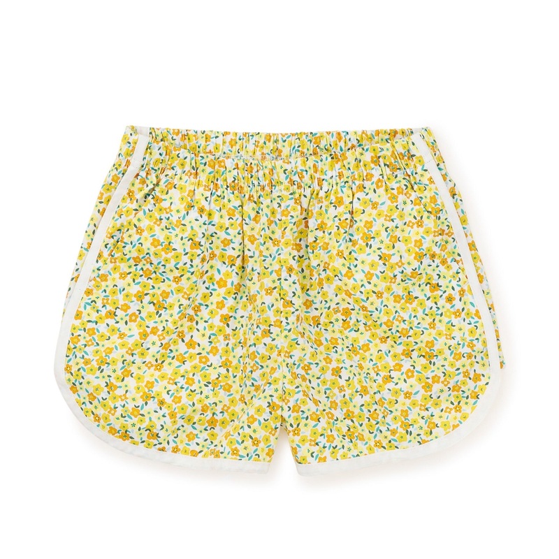 Woven Dolphin Shorts – Algarve Wildflowers by Tea Collection FINAL SALE