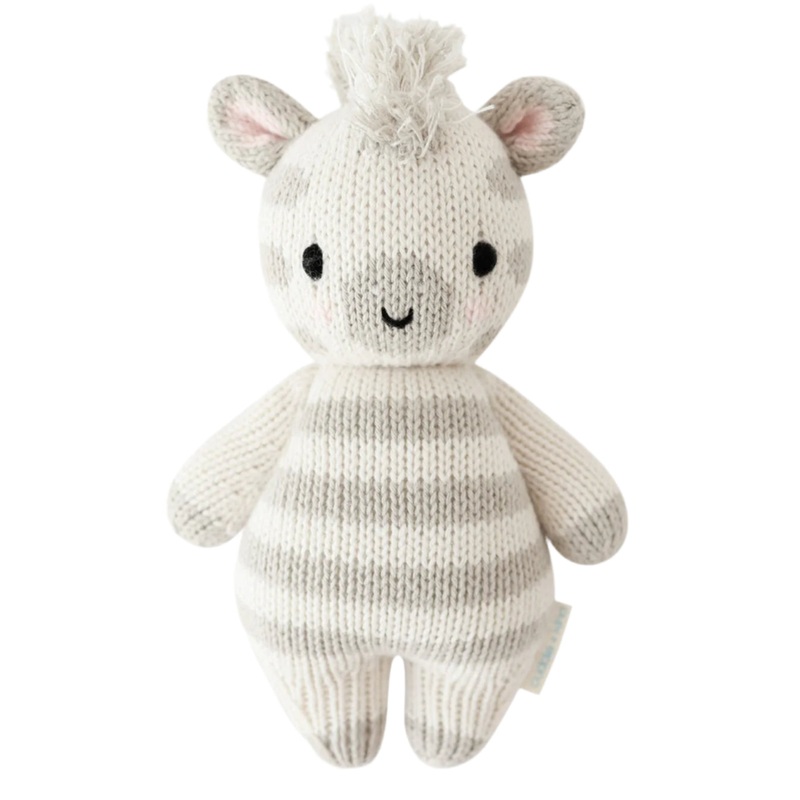 Baby Zebra by Cuddle + Kind
