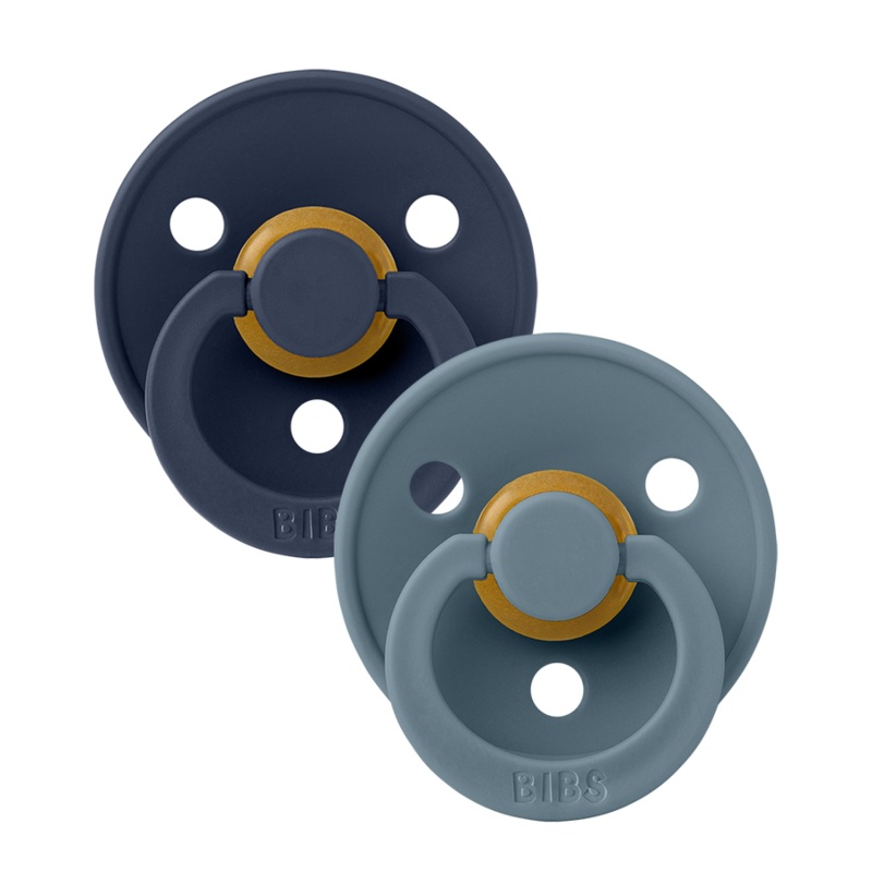 Bibs Original Pacifier 2 Pack – Deep Space + Petrol