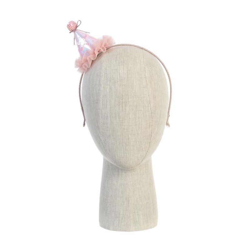 Mini Party Hat Headband – Pink by Dear Ellie