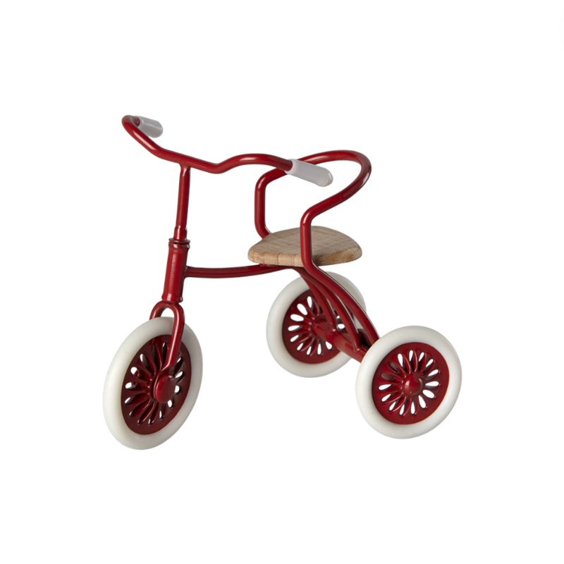 Abri a tricycle, Mouse – Red by Maileg