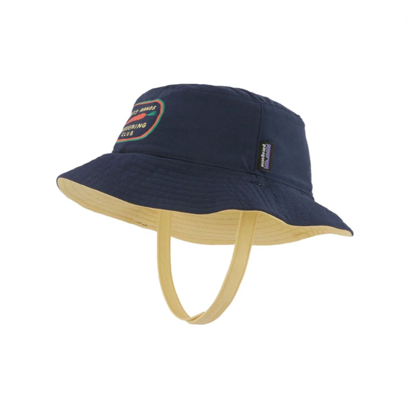 Baby Sun Bucket Hat – Garden Club: New Navy by Patagaonia