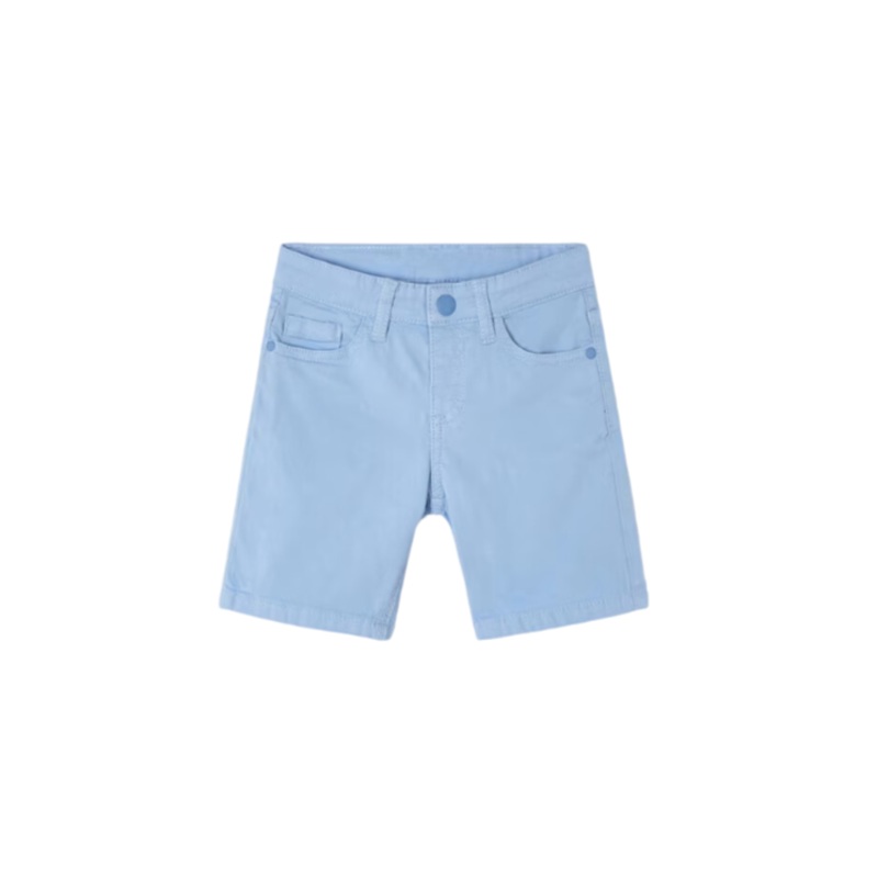 Better Cotton Twill Shorts – Powder Blue by Mayoral – FINAL SALE