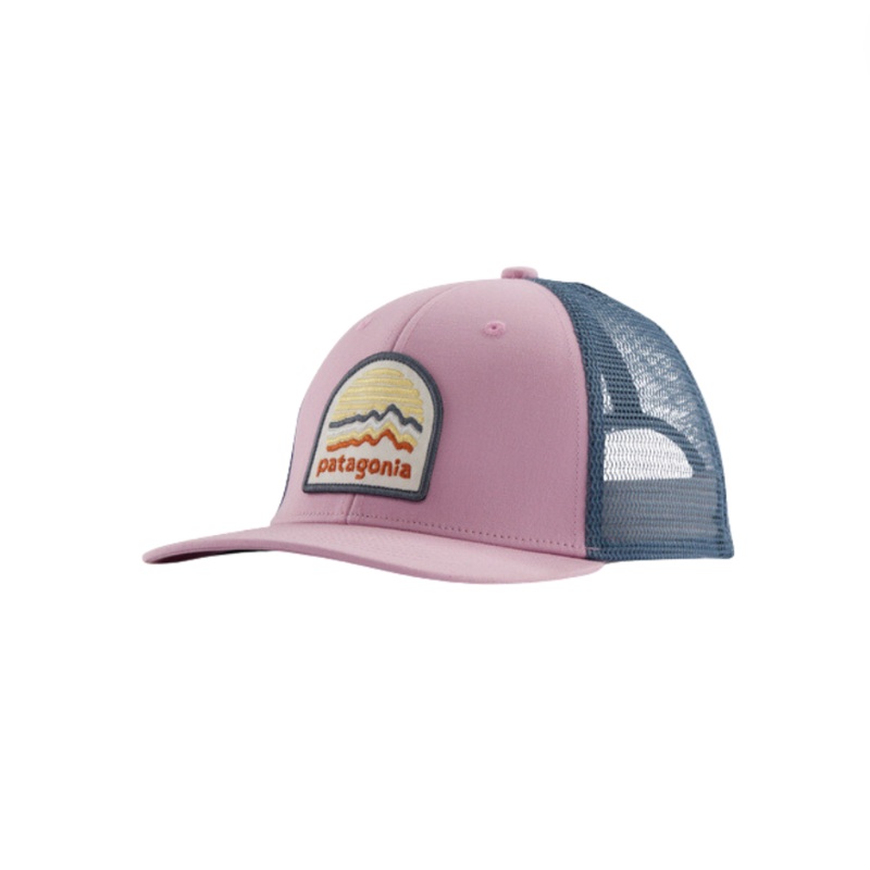Kids’ Trucker Hat – Ridge Rise Moonlight: Milkweed Mauve by Patagonia
