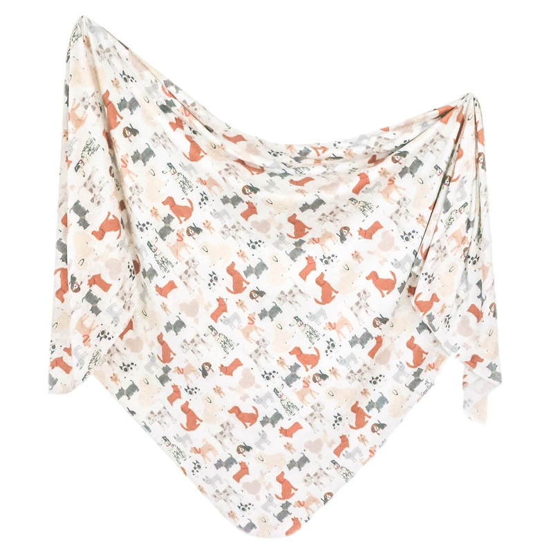 Knit Swaddle Blanket – Rufus by Copper Pearl