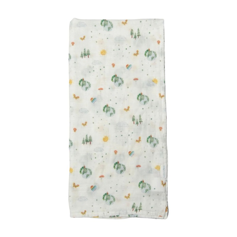Luxe Muslin Swaddle – Eric Carle World of Wonder by Loulou Lollipop