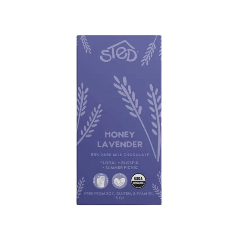 Mini Chocolate Bar – Honey Lavender by Sted Foods