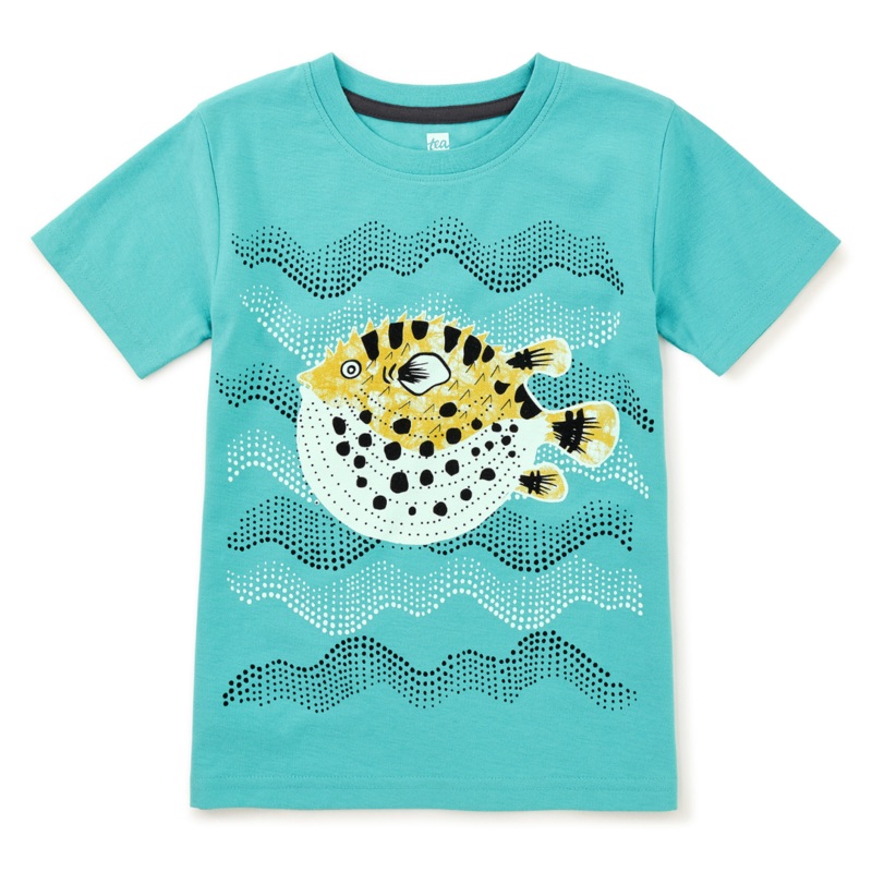 Puffer Fish Graphic Tee – Patina by Tea Collection FINAL SALE