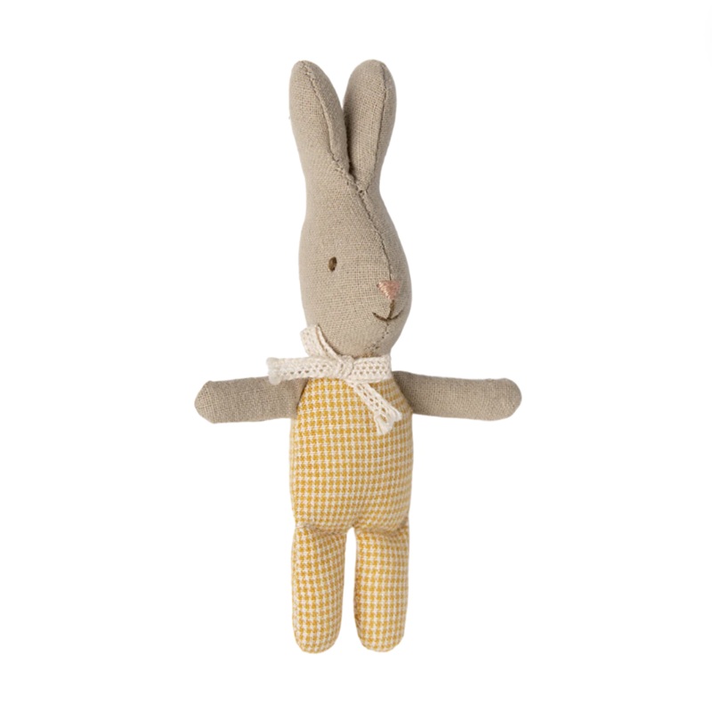 Rabbit, MY – Yellow Check by Maileg