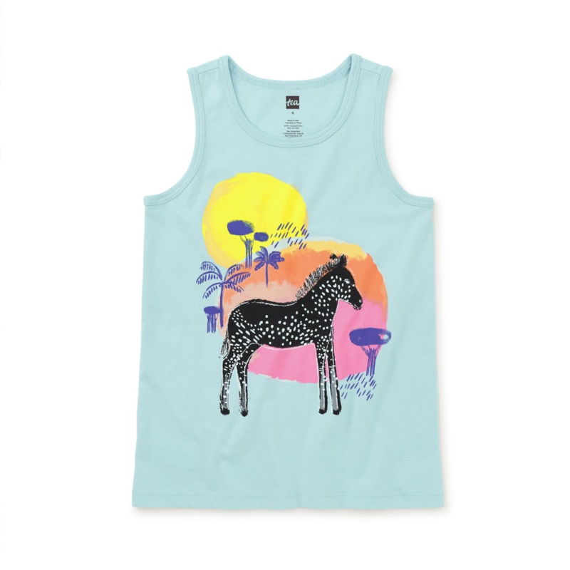 Spotted Zebra Tank Top – Sky by Tea Collection FINAL SALE