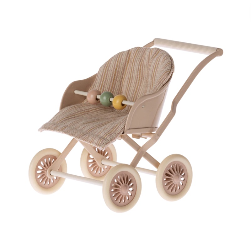 Stroller, Baby Mouse – Rose by Maileg