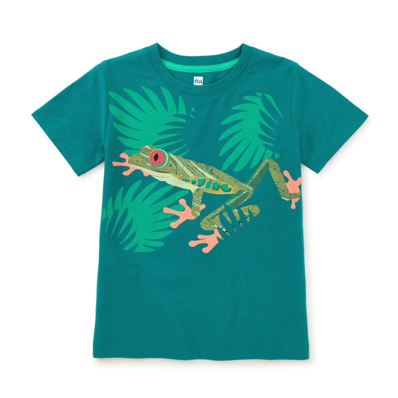 Tree Frog Graphic Tee – Scuba by Tea Collection FINAL SALE