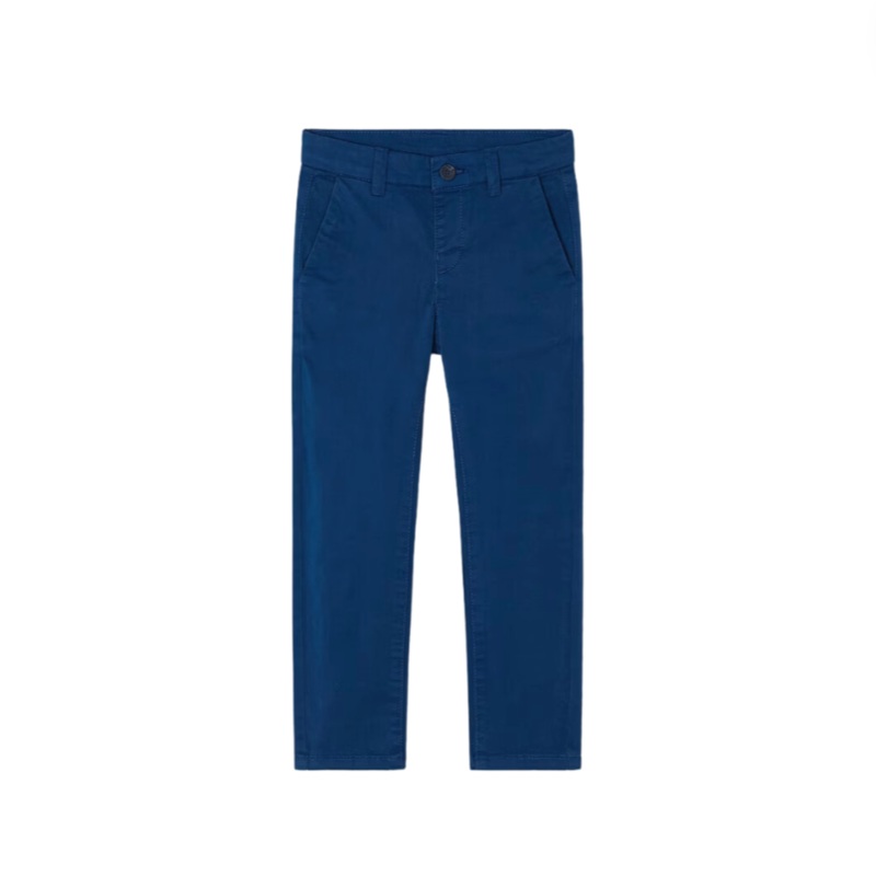 Better Cotton Slim Chino Pants – Cyan by Mayoral – FINAL SALE
