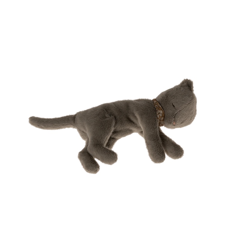 Plush Kitten, Medium – Earth Grey by Maileg