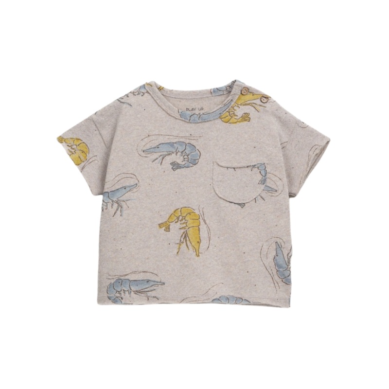 Prawn Print T-Shirt – Fiber by Play Up – FINAL SALE