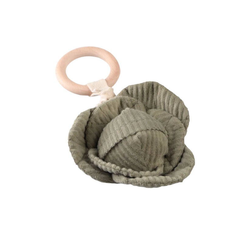 Cabbage Crinkly Baby Handheld Rattle by Little Lamb Kind