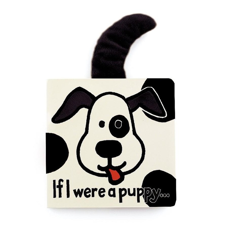 If I Were a Puppy (Black & Cream) – Board Book by Jellycat