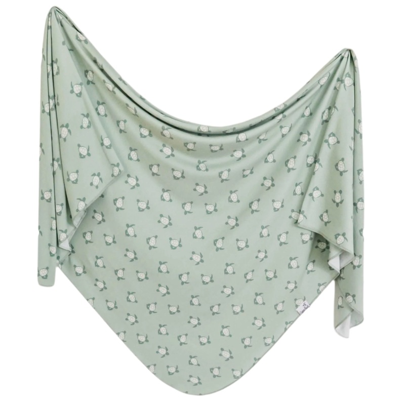 Knit Swaddle Blanket – Wade by Copper Pearl