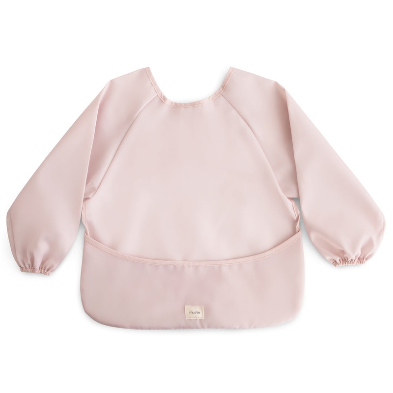 Long Sleeve Bib – Blush by Mushie