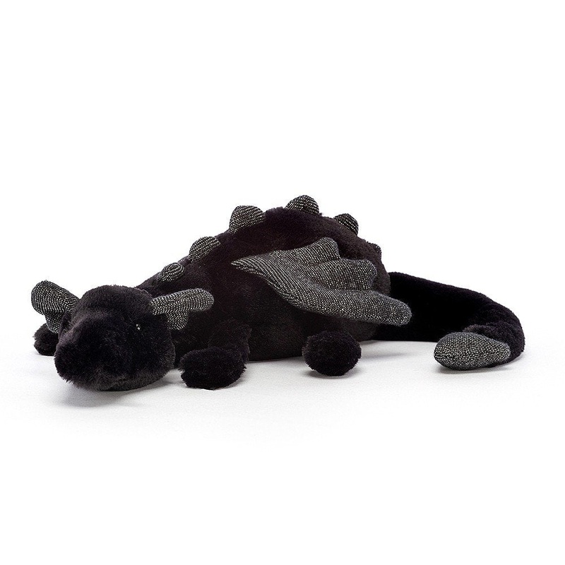 Onyx Dragon – Little 12 Inch by Jellycat