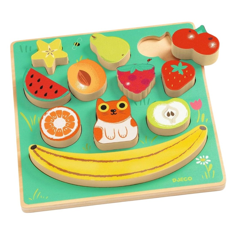 Puzz & Boom Wooden Puzzle – Happy by Djeco