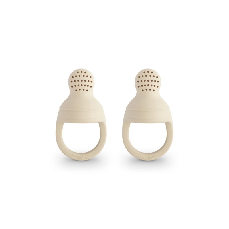 Silicone Fresh Feeder 2 Pack – Shifting Sand by Mushie & Co