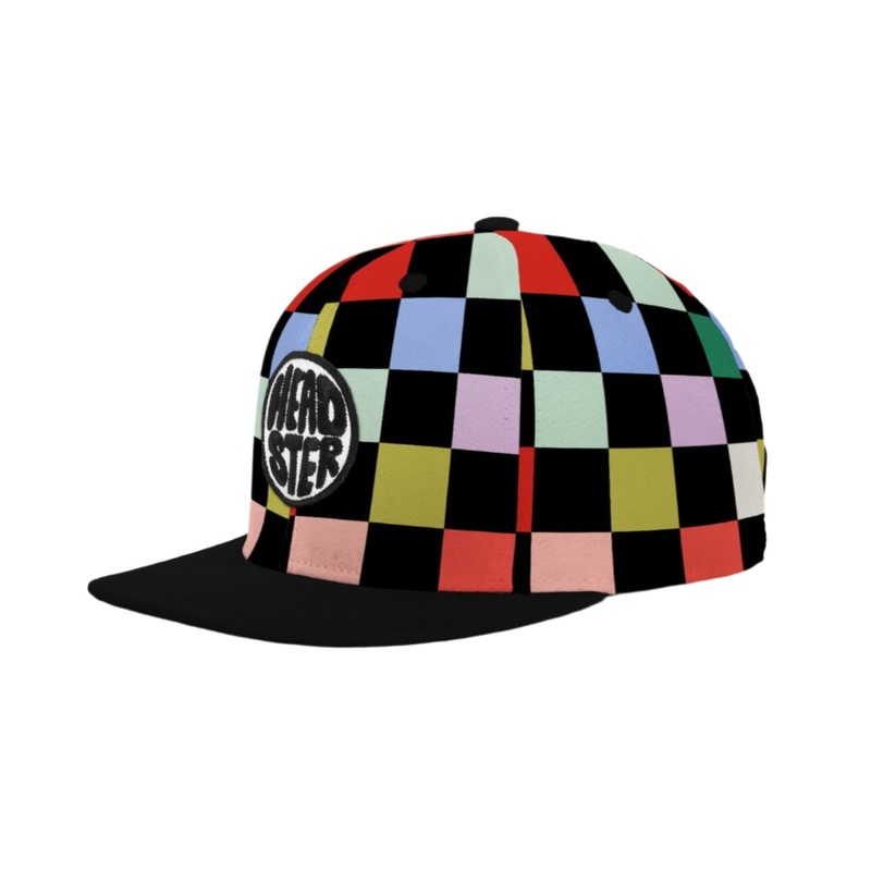 Colorbust Snapback Hat – Black by Headster Kids