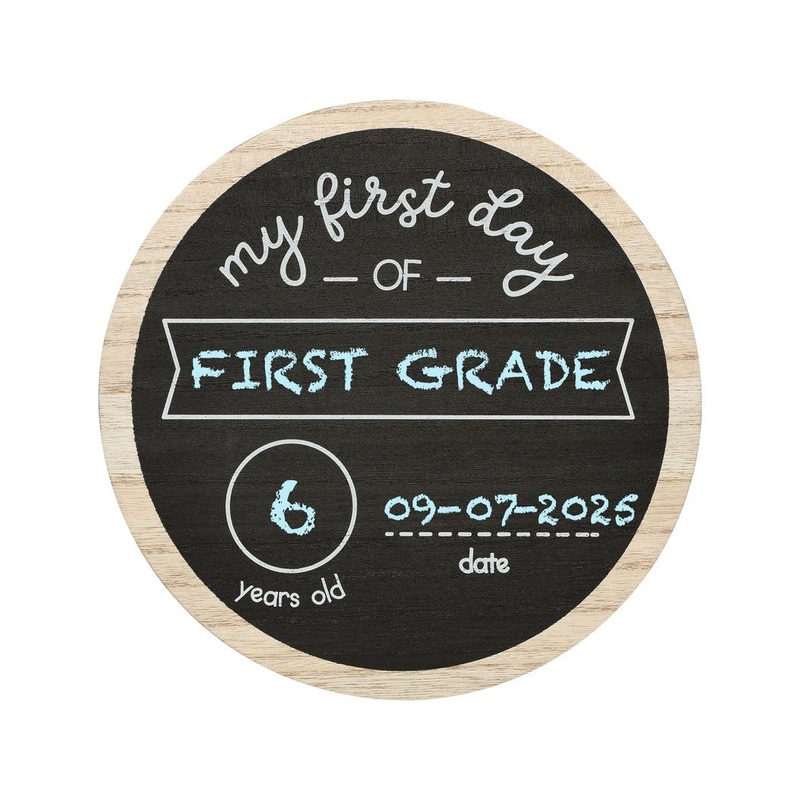 First & Last Day of School – Wooden Chalkboard by Kate & Milo