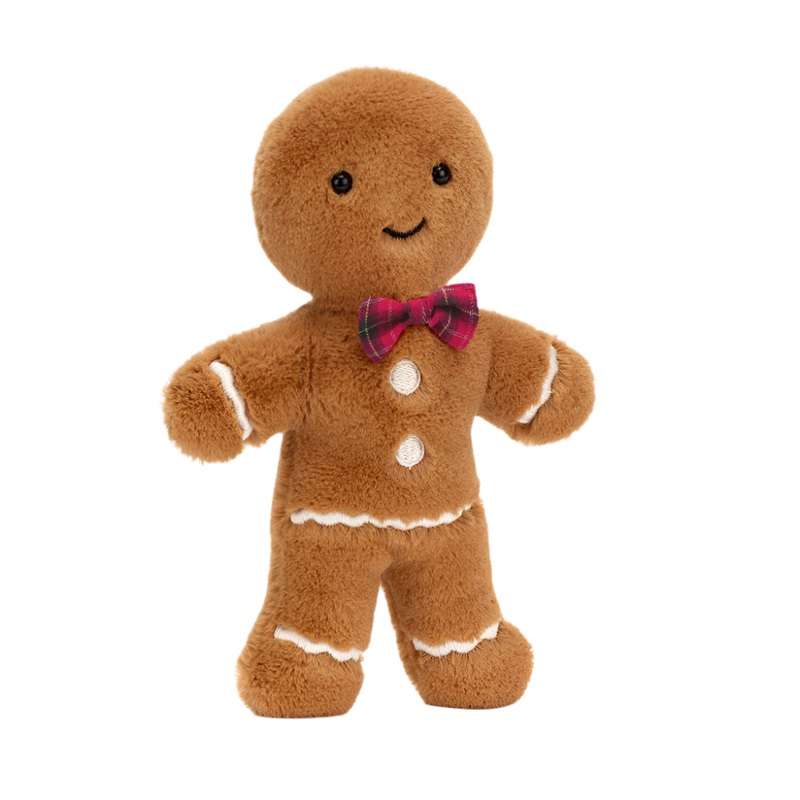 Jolly Gingerbread Fred with Bowtie – Large 13 Inch by Jellycat
