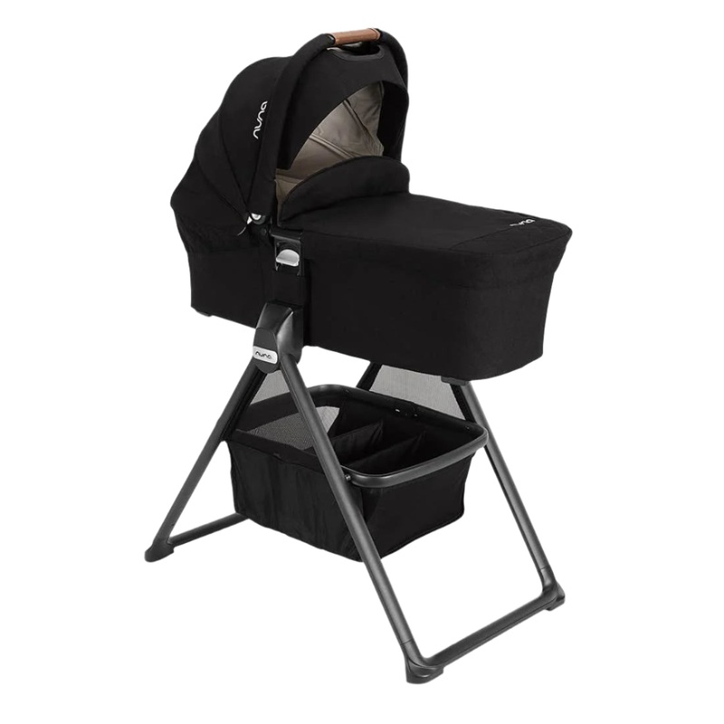 MIXX Series Bassinet + Stand – Caviar by Nuna