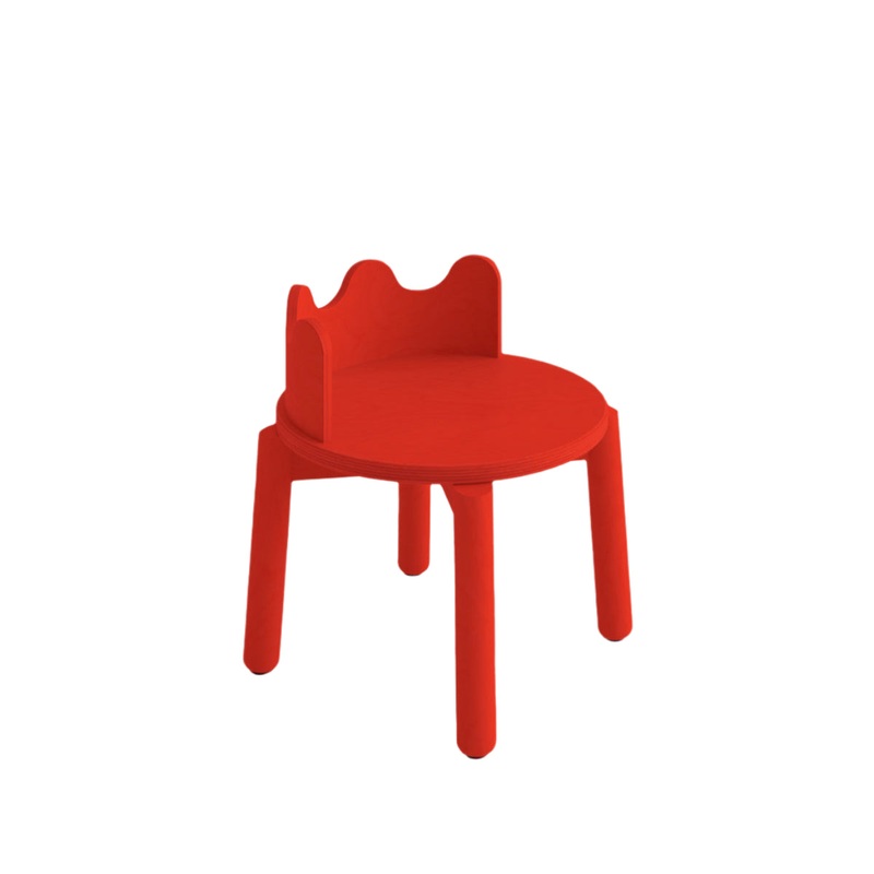 Moss Chairs (Set of 2) – Red by Oeuf