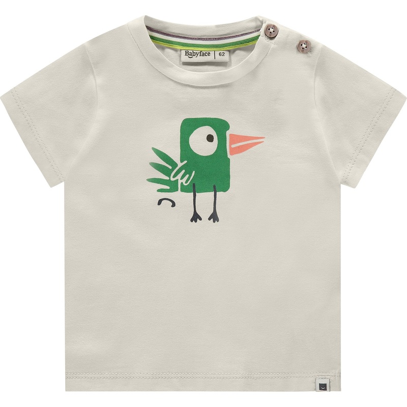 Bird Short Sleeve Tee – Cream by Babyfacee – FINAL SALE