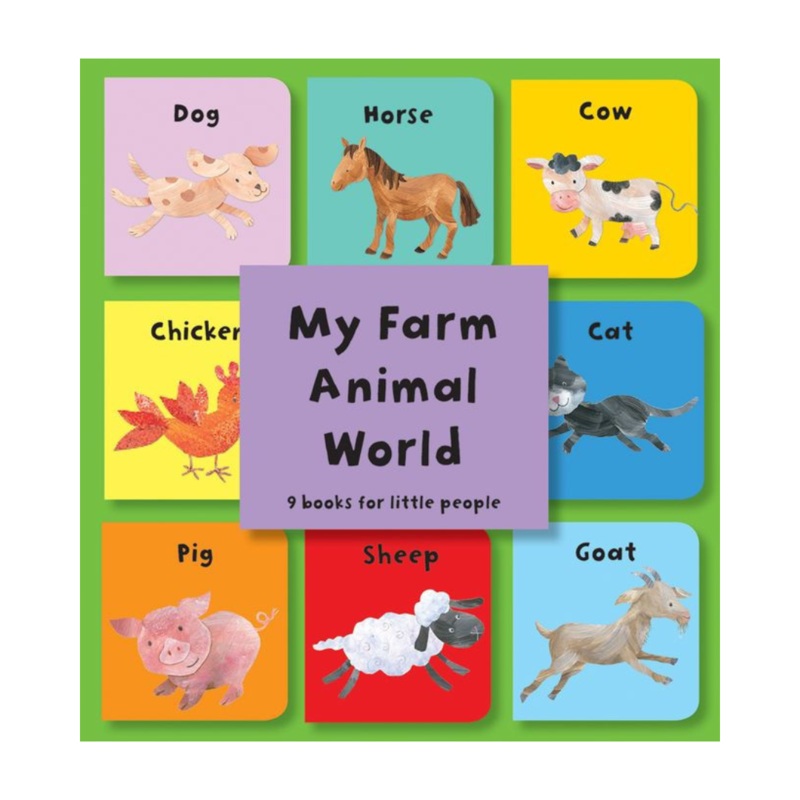 My Farm Animal World – Board Book Set