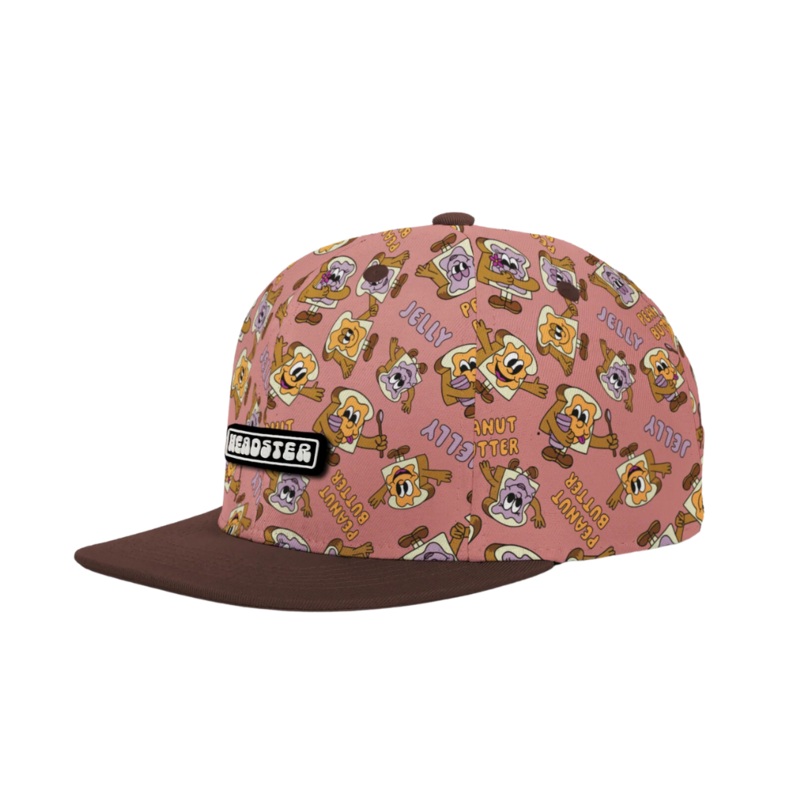 Peanutty & Jelly Joy Snapback – Wild Rose by Headster Kids