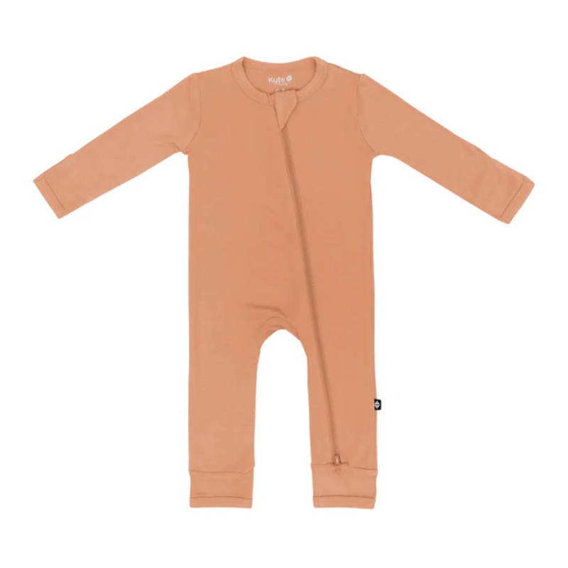 Zippered Romper – Apricot by Kyte Baby