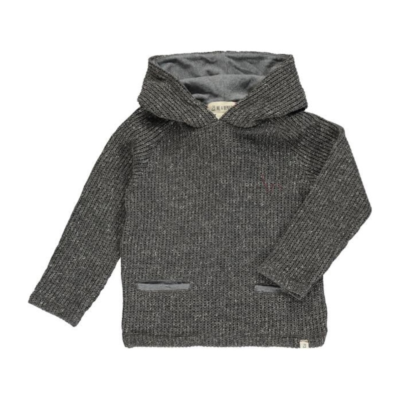 Lamar Knit Hooded Top – Grey by Me & Henry – FINAL SALE