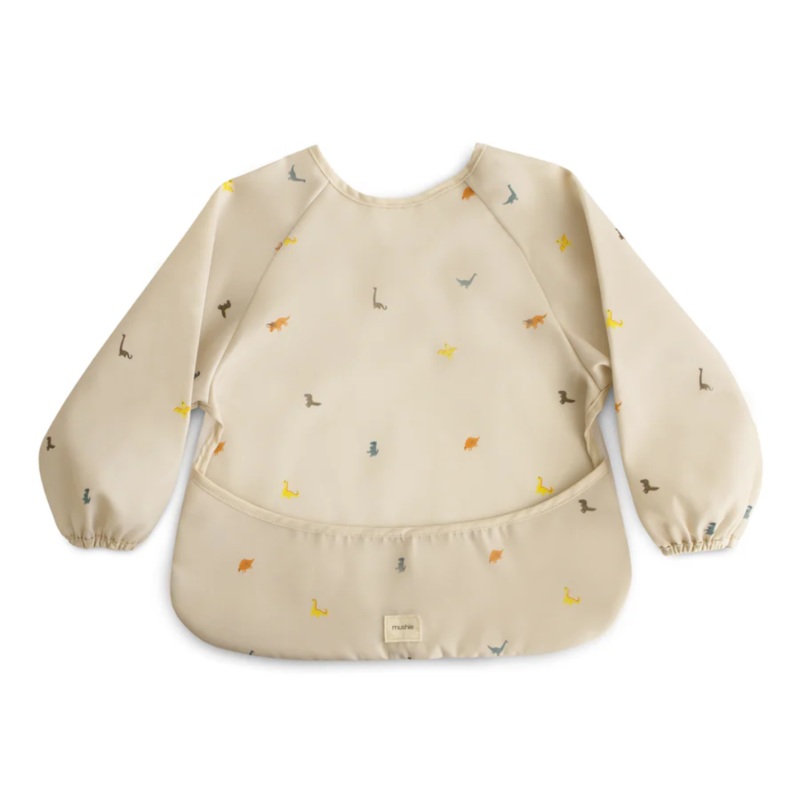 Long Sleeve Bib – Dinos by Mushie