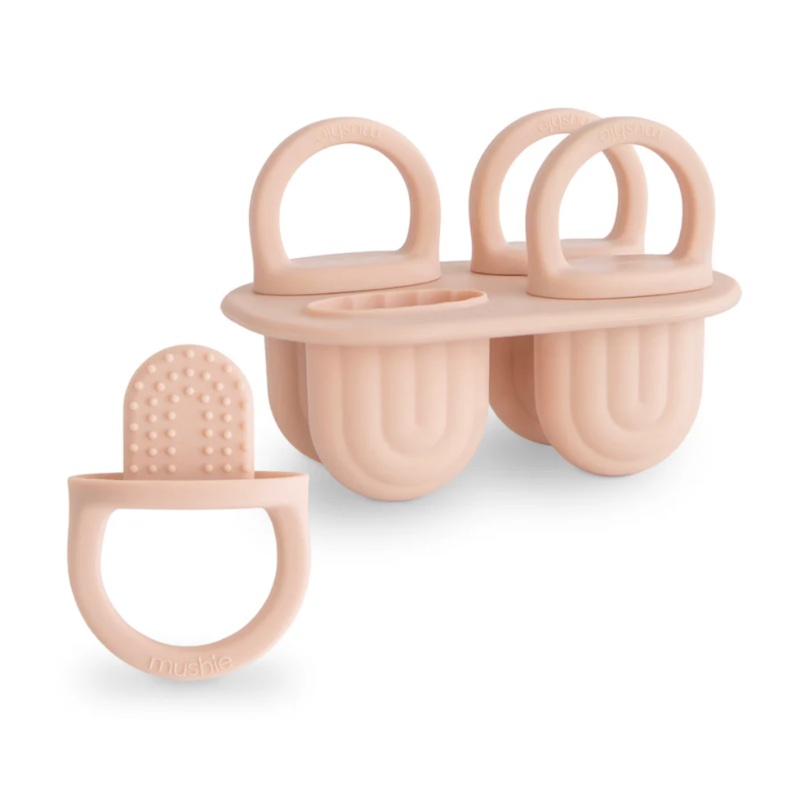 Toddler Ice Pop Tray – Blush by Mushie & Co