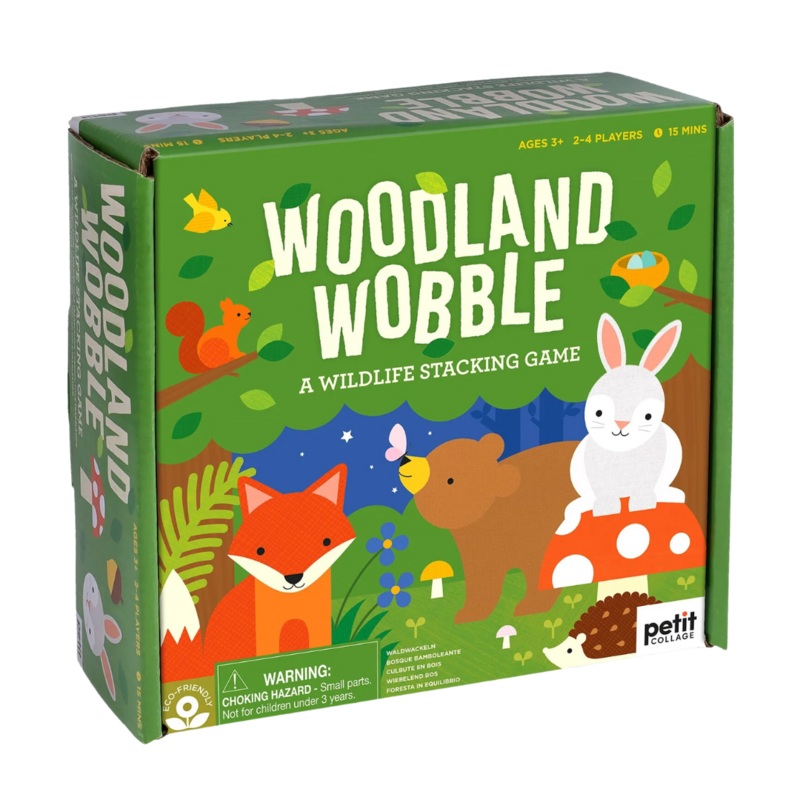 Woodland Wobble: A Wildlife Stacking Gameby Petit Collage
