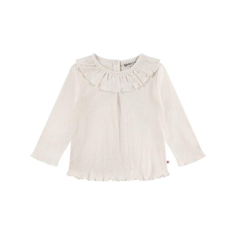 Baby Ruffle Collar Long Sleeve – Cream by Babyface