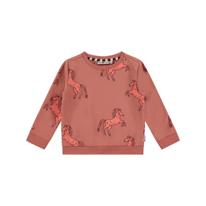 Horse Print Sweatshirt – Canyon by Babyface – FINAL SALE
