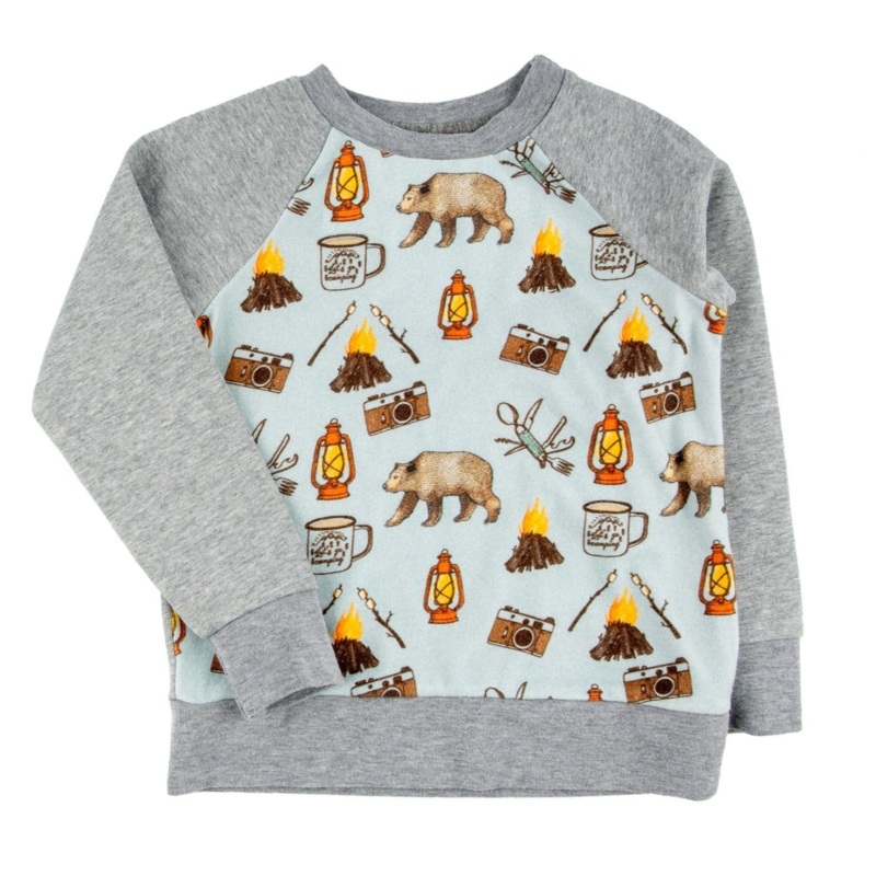 Iggy Printed Pullover – Big Bear by Miki Miette – FINAL SALE