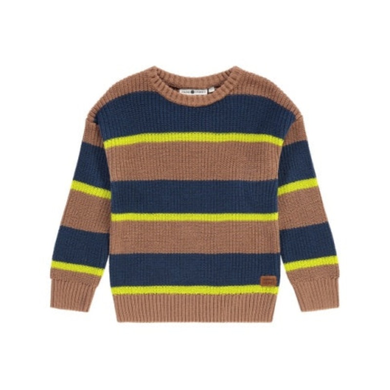 Pullover Stripe Sweater – Caramel by Babyface – FINAL SALE