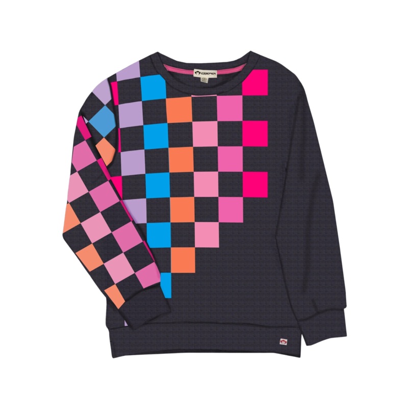 Ruby Sweatshirt – Navy Checkerboard by Appaman – FINAL SALE