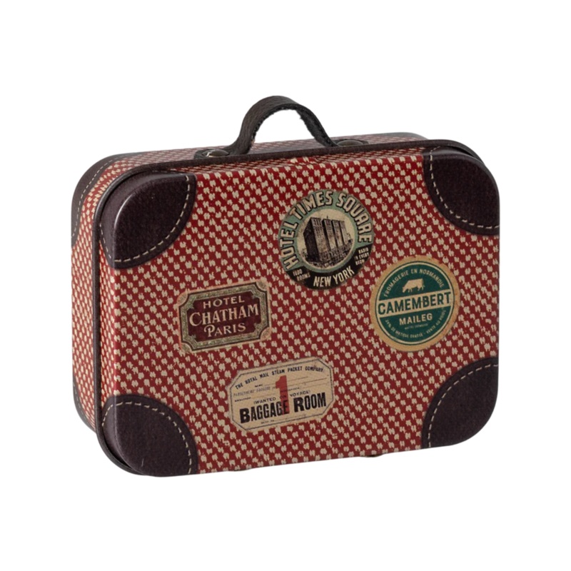 Suitcase, Micro – Red by Maileg