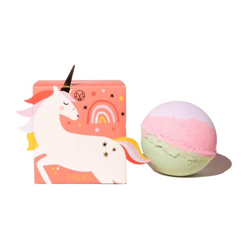 Unicorn Boxed Bath Bomb by Musee Bath
