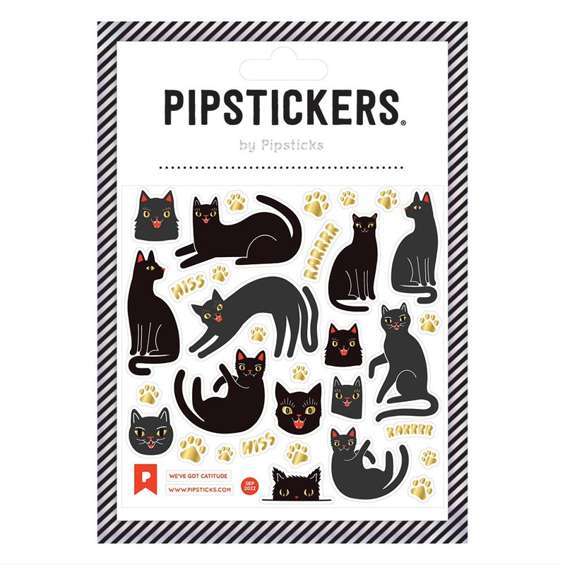 We’ve Got Catitude Stickers by Pipsticks