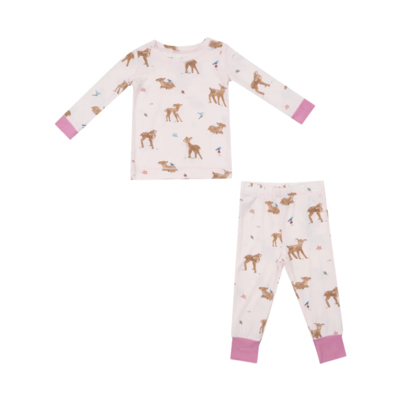 Bamboo Long Sleeve Lounge Wear Set – Soft Deer by Angel Dear – FINAL SALE
