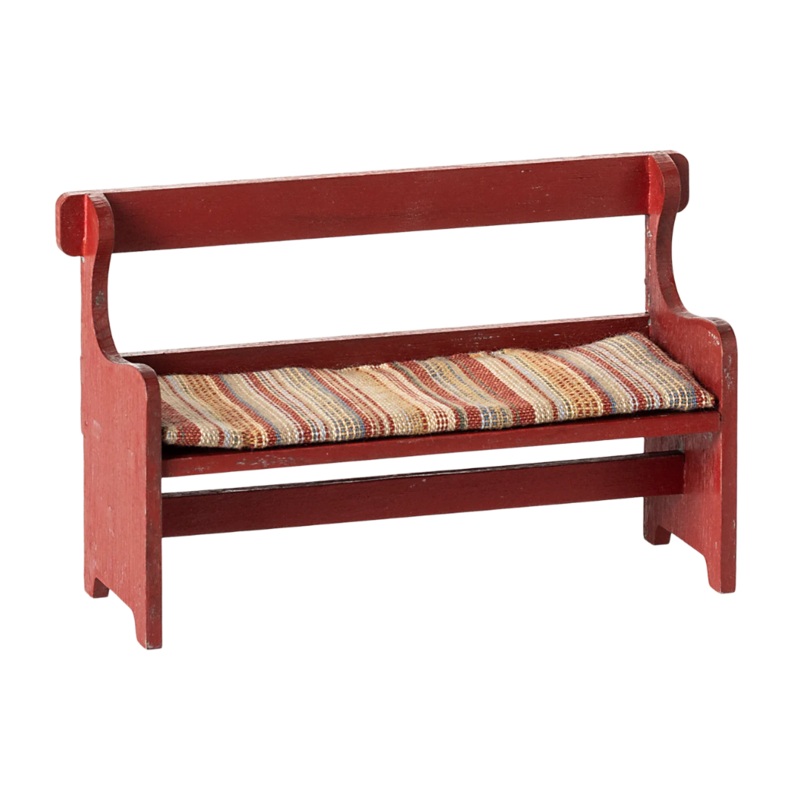 Bench, Mouse – Red by Maileg